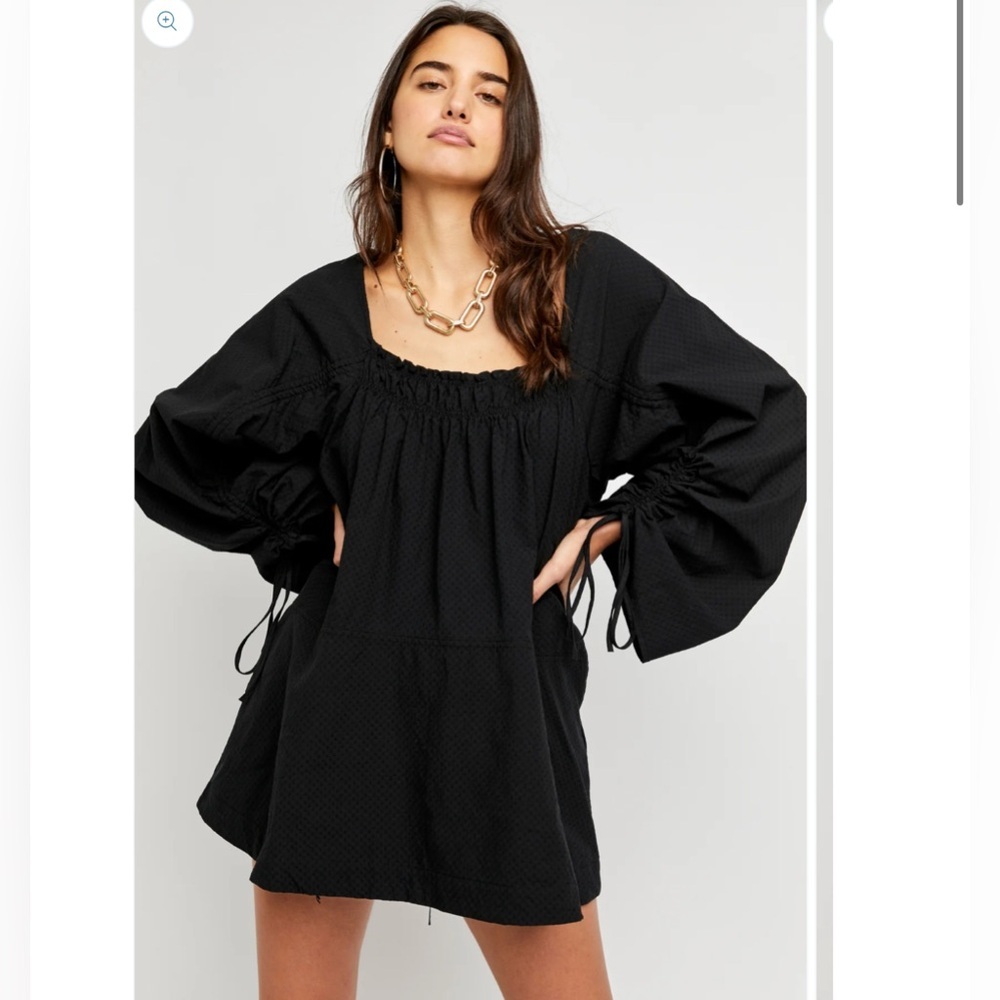 FREE PEOPLE Brynn Tunic in Black size Small